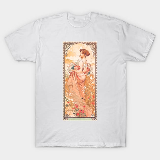 The Seasons, Summer (1900) T-Shirt by WAITE-SMITH VINTAGE ART